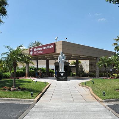 The Villages Shrine Club Annual Golf Tournament Benefits the Shriners Hospital for Children Tampa, Florida We accept all patients regardless of the families ability to pay.