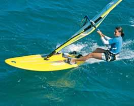 It is the ultimate universal funboard, a lightweight board for progression in your riding and sailing in light winds, as lively as it is responsive.