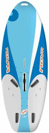 The Nova 210D is aimed at big riders or schools who need a big volume, stable board. If you want to learn to windsurf, these are the boards for you!