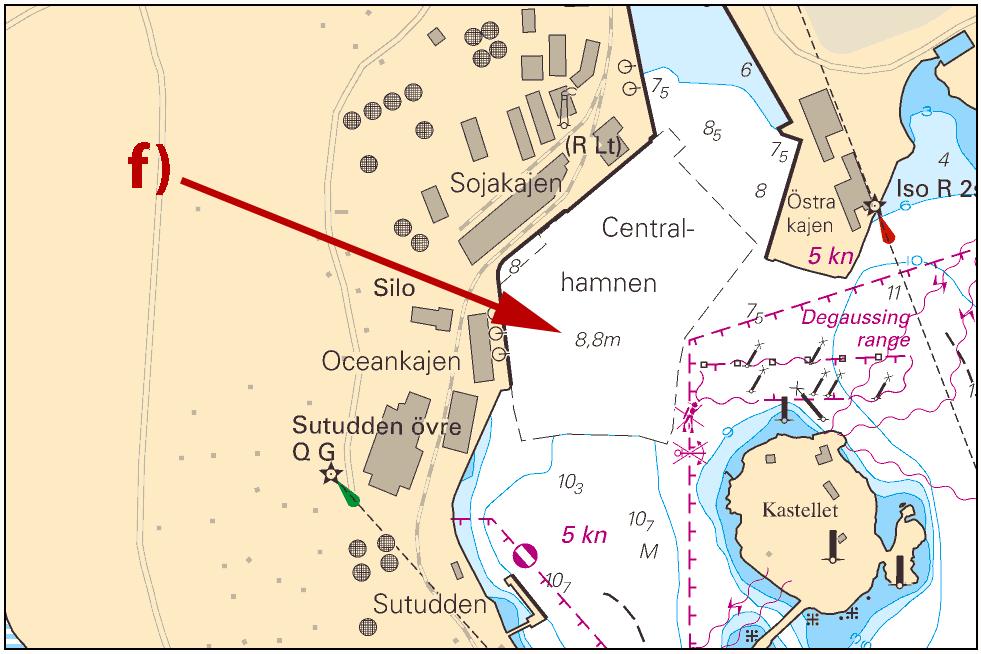 2016-08-18 9 No 612 Port of Karlshamn - eastern part Sjöfartsverket, Norrköping. Publ. 17 augusti 2016 11443 Chart: 74, 83, 839 Denmark. Southern Baltic. Island of Bornholm. Rønne. Depths.