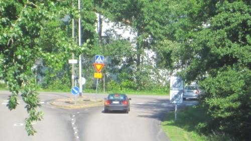 Equal junction > Un-equal junction > Give way -sign Traffic lights > Round about > Priority direction > Today Round about is very