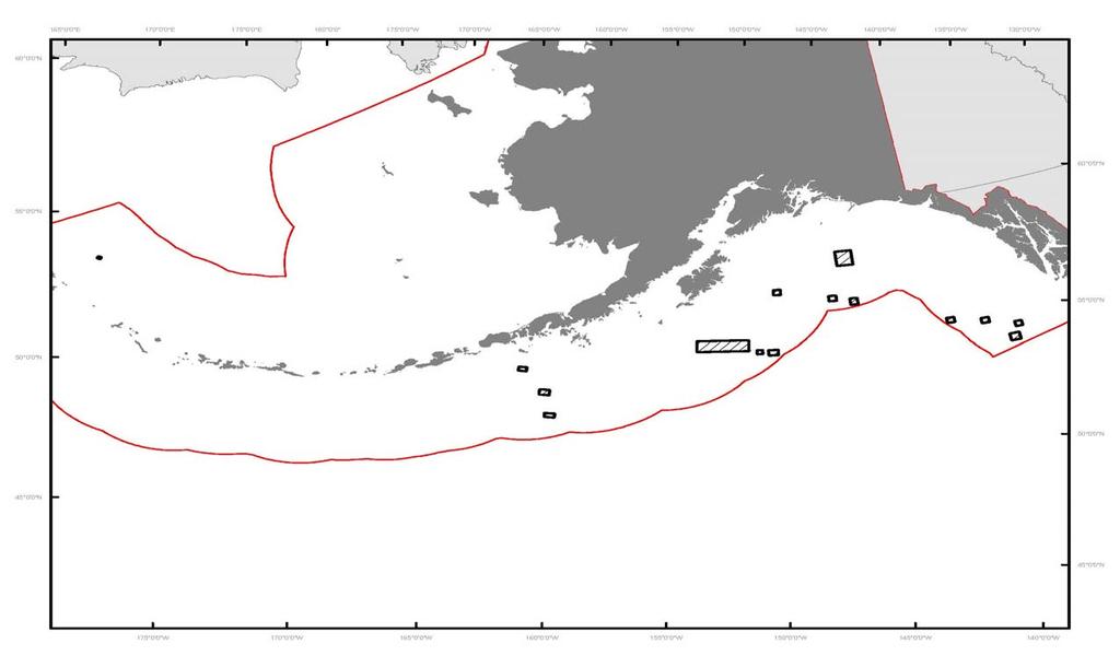 Figure 7 Alaska Seamount Habitat Protection