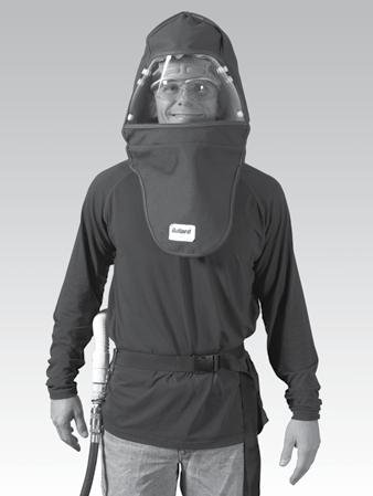 General Information Bullard s GR Series airline respirators, when properly used, provide a continuous flow of air from a remote air source, through a patented air delivery system (U.S. Patent 4,484,), to the respirator wearer.