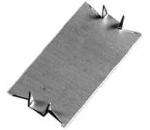 Fasteners and fastener tools Steel plate protectors protect tubing from possible damage by drywall, trim screws or nails, etc. Steel plate protectors F5700002 Steel Plate Protector, 100/pkg. 1 $54.