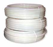 PEX plumbing systems Uponor AquaPEX tubing PEX plumbing systems Uponor AquaPEX white coils Uponor AquaPEX tubing is used in hot and cold water distribution systems and AquaSAFE Residential Fire