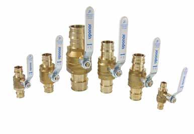 PEX plumbing systems ProPEX LF brass CPVC spigot adapter kits transition from either copper tube size (CTS) or iron pipe size (IPS) CPVC to Uponor PEX piping systems.