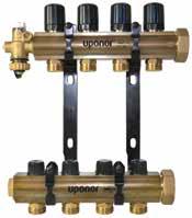Maximum recommended flow to the manifold based on manifold body diameter is 14 gallons per minute (gpm). Part no.