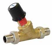 48 A5401112 1" Three-way Tempering Valve with Union 1 $172.62 A5400012 1" Union Replacement Gasket 3 $7.55 Self-acting, automatic differential pressure by-pass valves maintain flow rates (e.g., through a low-water content gas boiler) or controls the differential pressure in a hydronic heating system.