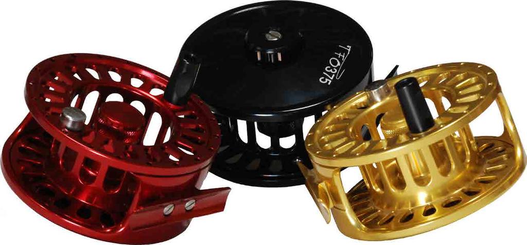 The TFO Large Arbor reels are perfect for both freshwater and hardcore saltwater use.