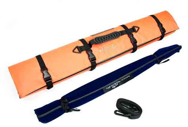 00 TFO ROD / REEL CASES TFO PADDED TRAVEL ROD CASE Built from industrial nylon fabric and high density closed cell foam, the case is super