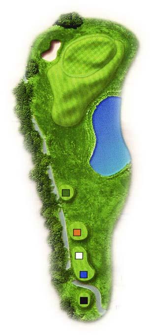 GOLF HOLE 5 Thread The Needle Even though it looks short, this straightforward par 3 plays true to