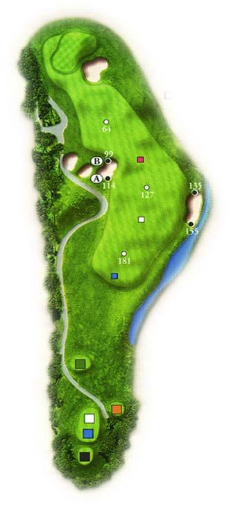 GOLF HOLE 6 Be Strategic And Smart For long hitters, carrying the bunker is not out of the question, leaving a short, yet
