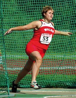 Welsh Athletics inspires athletes through performance management, and performance coaching. Philippa Roles, Discus.