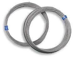 Nylon Coated Stainless Steel Wire Black 60 lb. 0.032 Dia. 10 ft.