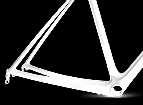 applied rigid frame structures resulting in a tapered headtube, oversized downtube,