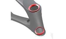 that is used for the larger steerer. Overall, an increase of torsional headtube stifness by 13.