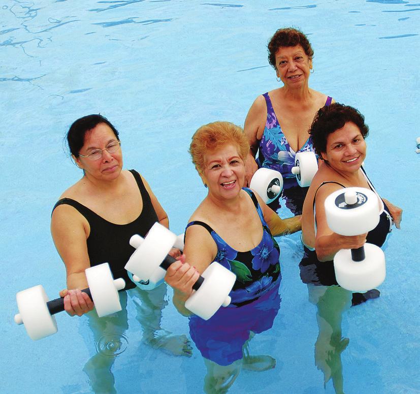FOR HEALTHY LIVING Improving the Area s Health and Well-Being. ADULT AQUATICS ADULT LEARN-TO-SWIM Ages 14 & up.