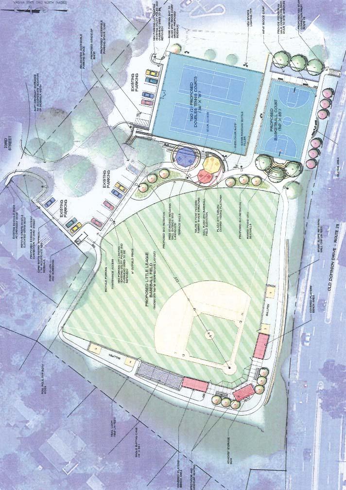 DEPT OF PARKS - PLAN FOR STRATFORD PARK DPR FINAL CONCEPT PLAN - JUNE 04, 2015 Replacement facilities correctly sized Upgrades to meet ADA access requirements Support facilities for ball