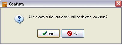 Remarks: When setting up data of a tournament, see that it is done within one main computer and then export the inputted tournament data to other sub-computers.