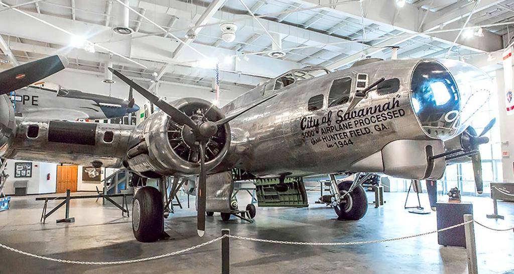 The new City of Savannah Production of B-17s continued well into 1945. In May a B-17 produced in the Douglas factory in Long Beach, CA received serial number 44-83814.