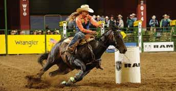 The Bobcat Rodeo team boasts nearly 60 studentathletes. These talented riders have won 8 college national team titles and many regional crowns for MSU.