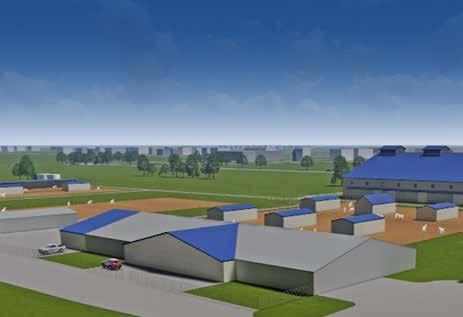 With a focus on equine, rodeo and student club programs, Phase I of the project includes new construction of the Agriculture Teaching Arena, livestock and equine boarding