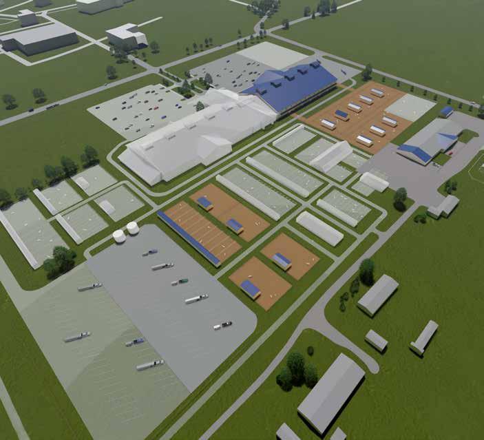 PHASE II Phase II of the master plan includes construction of research labs, animal treatment, rehabilitation and quarantine areas as well as enclosed animal pens and storage spaces to support the