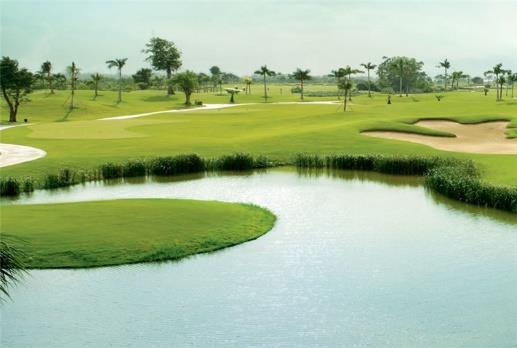 An excellent course on a private island in the Saigon River Course Overview Taekwang Jeongsan Country Club is location on its own island in the Saigon River.