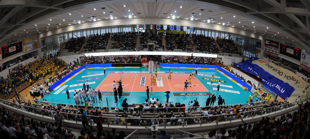 SERIES A VOLLEYBALL LEAGUE Year Founded: 1987 Beginning of collaboration with Mondo: 2000 Introduction of tricolor court: 2008 Start of Super League: 2014 THE ITALIAN MEN'S VOLLEYBALL CHAMPIONSHIP IS