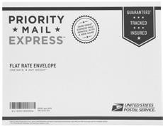 75 Padded Flat Rate Envelope* 12-1/2" x 9-1/2" 24.