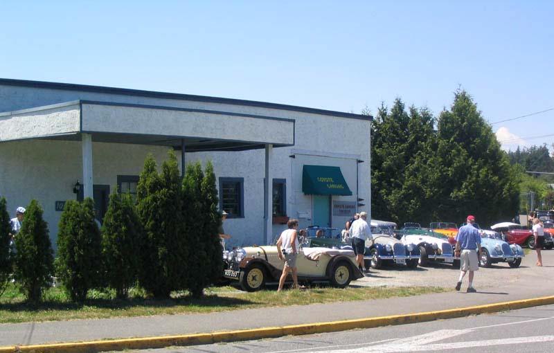 The building is still there and still in use, currently by the Coyote Canvas Company. Some of the Morgans were sold and first serviced from this building.