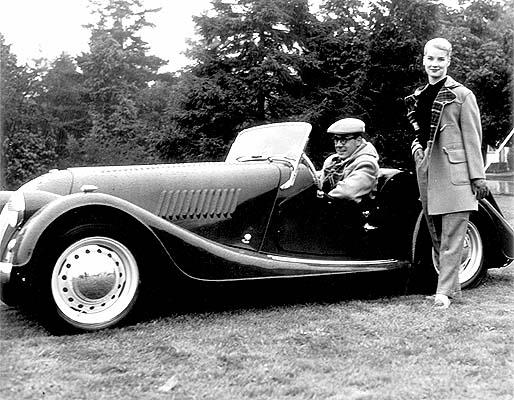 IN STEP WITH STYLE - By Nona Damaske Jaunty Car Coats, Tail Pipe Pants First Choice of Sports Car Set Victoria Times, October, 1956 A handsome couple... Mr. and Mrs. T. L.