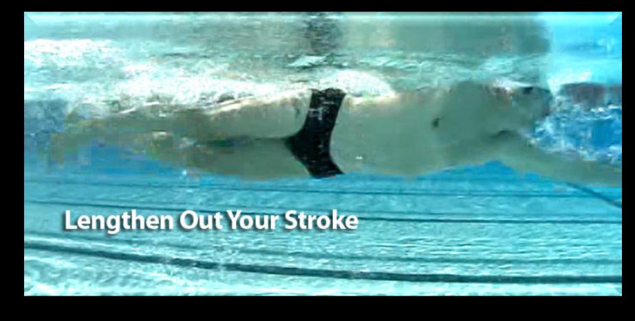 By addressing Steps 6 and 8 above you ll already have started to slow your stroke rate down a touch in favour of a slightly longer, smoother stroke.
