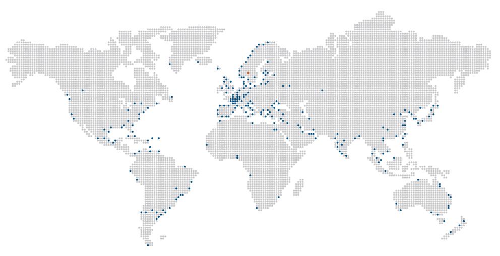300 offices in 100 countries