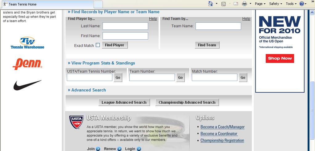 Registering Players on Your Team 1. You will need to know your Team Number and the player s USTA Number. 2. Go to: http://tennislink.usta.com/teamtennis/main/home.aspx 3. Click on Register to Play 4.