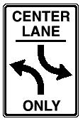 Right turn Left turn from a two-way road to a two-way road Left turn from a two-way road to a one-way