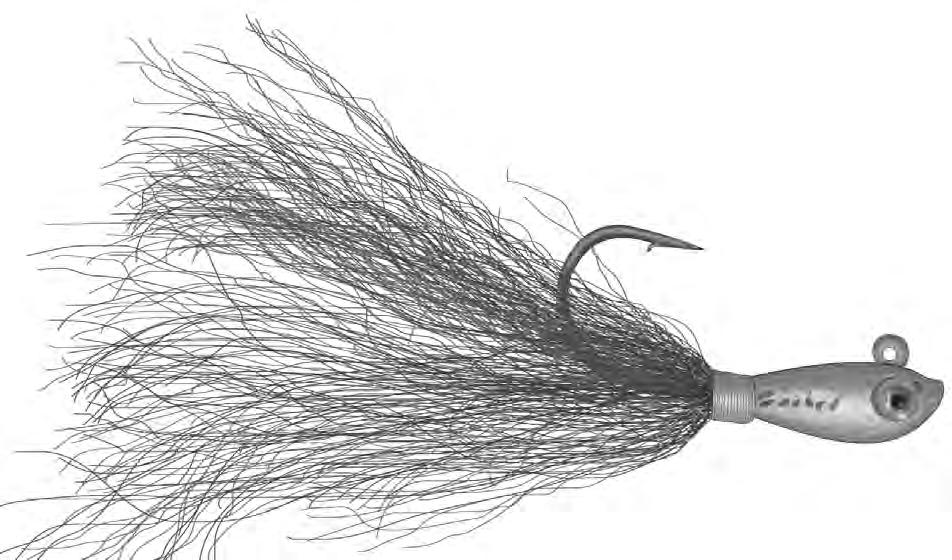 Salmon/Steelhead Jigs Made of brightly colored marabou and super sharp 2x strong high-carbon hook, these hand-tied steelhead jigs are perfect for slaying big fish in the rivers. Available in 1/8 oz.