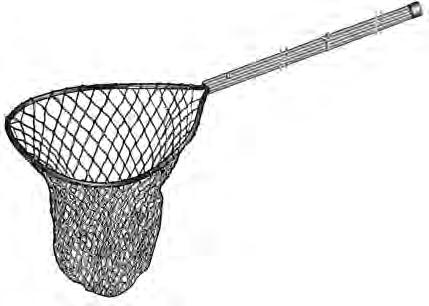 Landing Nets Made with longer handles, these nets are designed for use from boat or bank or anywhere extra reach is necessary.