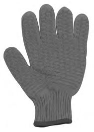 Sportsman s Fingerless Utility Glove This grey fingerless glove is made of string knit with PVC webbing on the palm and back for