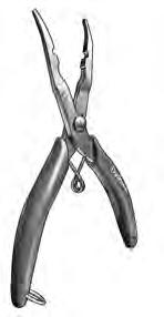 T5 5 13 lbs. T6 6 17 lbs. T8 8 25 lbs. Bent Nose Pliers These bent nose pliers make it easier to see as you work on small items.