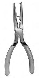 Stainless Steel Bent Nose Pliers Stainless steel construction and spring action design make these 6 bent nose pliers an ideal fishing tool.