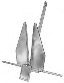 Folding Anchor This galvanized, four-fluke anchor is lockable in an open or closed position and is perfect for personal watercraft and dinghies. Folds up easily for storage. Available in 5 sizes.