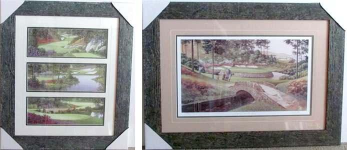 FF (11485) (5555) MIKE WEIR SIGNED 14" X 20" ETCHED MAT 2004 PLAYERS CHAMPIONSHIP This unique frame features a hand-signed Mike Weir 14" x 20" action photo.