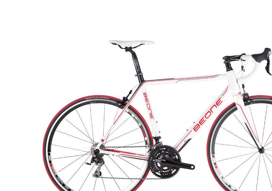 ALPE D HUZES LTD SPECIAL SIZES 50 53 56 59 62 cm CASSETTE Shimano 105 CS-5700 11-25T COLOR White - Black - Red RIMS Shimano RS30 WEIGHT 8,7 kg TYRES Vredestein