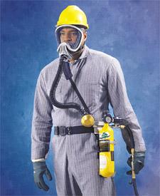 supplied-air respirator (SAR) and carry an escape pack