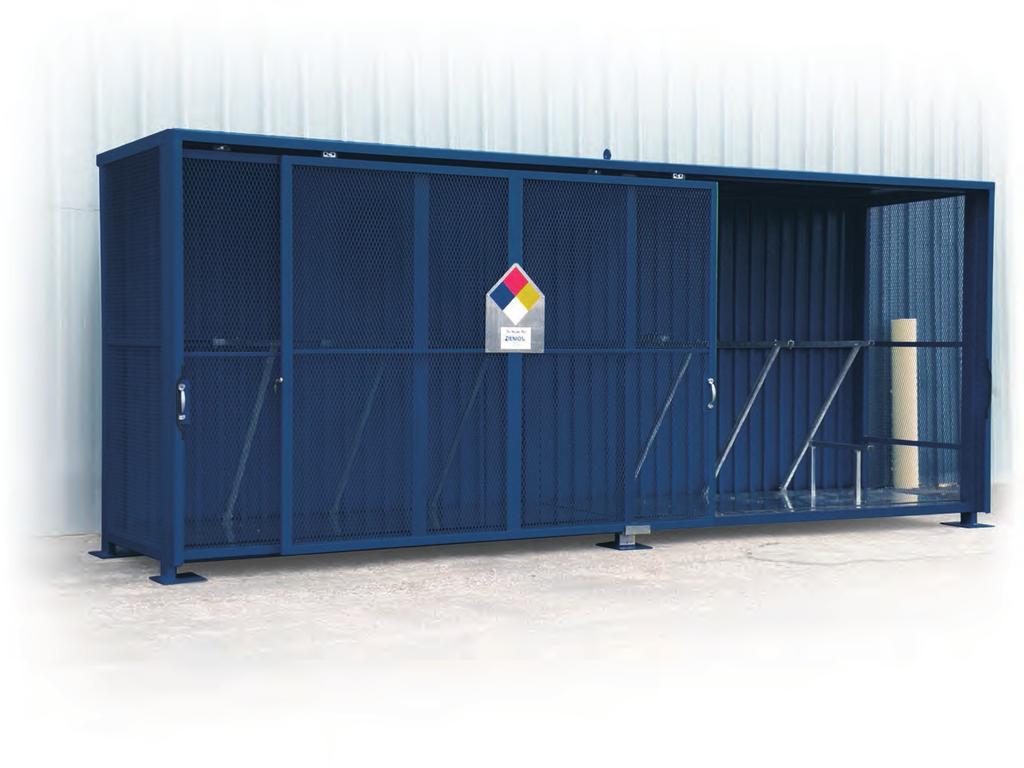 Gas Cylinder Storage Structures O These Heavy Duty Storage Structures Provide Galvanized