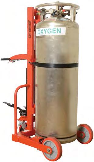 permitting hands-free lifting Hydraulic Cylinder Lift Easily Lifts and Transports Gas Cylinders up to 9.