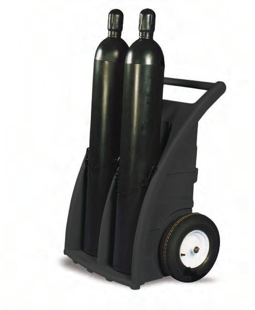 provides long lasting rust-free appearance Sturdy straps included for extra safety during transport and storage Extra large footprint of base provides stability when standing Load Capacity: