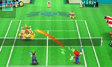 2 About the Game In MARIO TENNIS OPEN, you play tennis with a variety of colourful characters.