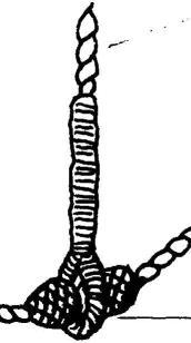 Figure 25: Making the Ropes More Realistic In Fig. 24, there is another example of rigging error. It is to do with the appearance of the stirrup and foot ropes.